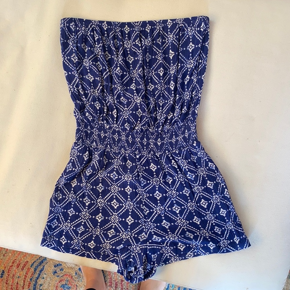 Forever 21 Printed Romper